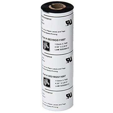 Thermal Transfer Ribbons, General Purpose - Wax, 4.33" x 244'