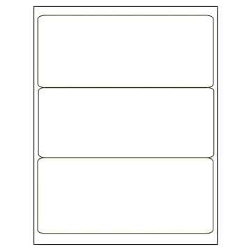 Desktop Laser Labels, Low Speed, 8.0" x 3.0"