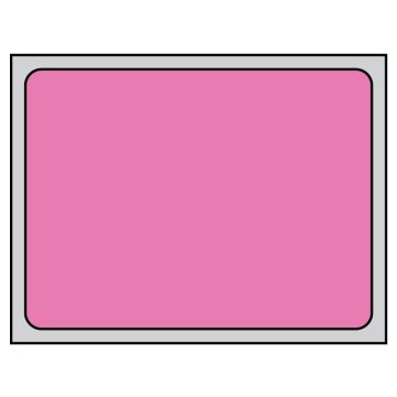Thermal Transfer Labels, Pink Brite Labels, 4.0" x 3.0"
