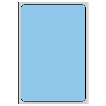 Thermal Transfer Labels, Blue Brite Labels, 4.0" x 6.0"