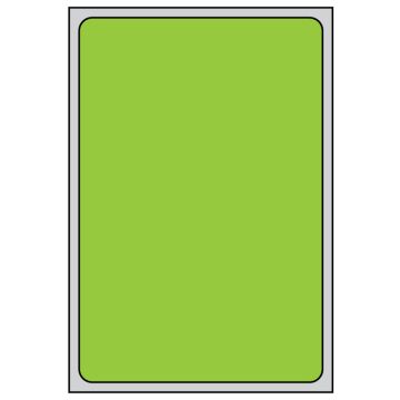 Thermal Transfer Labels, Green Brite Labels, 4.0" x 6.0"