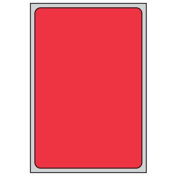 Thermal Transfer Labels, Red Brite Labels, 4.0" x 6.0"