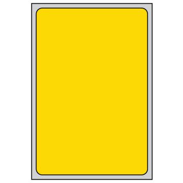 Thermal Transfer Labels, Yellow Brite Labels, 4.0" x 6.0"