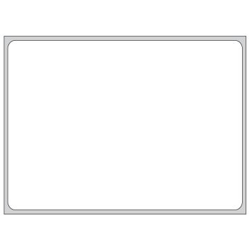 Thermal Transfer Labels, Fanfolded, 4" x 3"