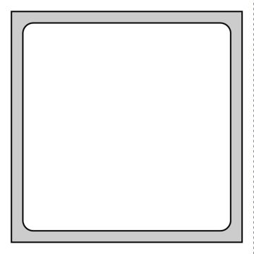 Thermal Transfer Labels, 1" x 1"