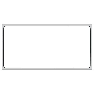 Thermal Transfer Labels, 2" x 1"
