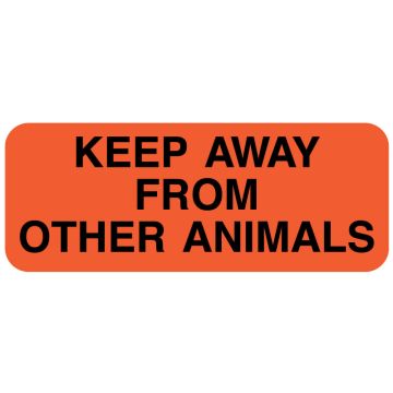 KEEP AWAY, 2-1/4" x 7/8"