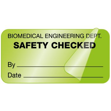 Electrical Equipment Safety Label, 2" x 1"