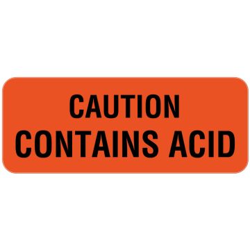 Hazard Warning Label, 2-1/4" x 7/8"