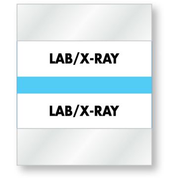 Color-Coded Chart Divider Tabs, 1-1/2" x 1-1/4"