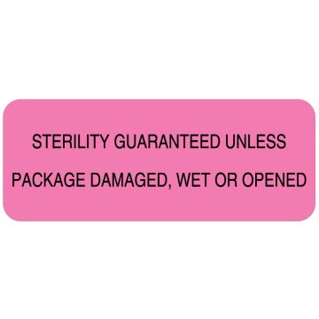 Event Related Sterility Label, 2-1/4" x 7/8"