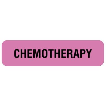 Chemotherapy Agent Label, 1-1/4" x 5/16"