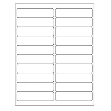 Laser Printer Labels, 4" x 1"