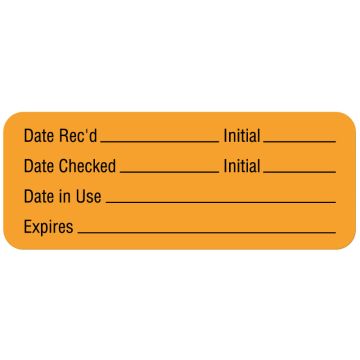 Quality Control Label, 2-1/4" x 7/8"