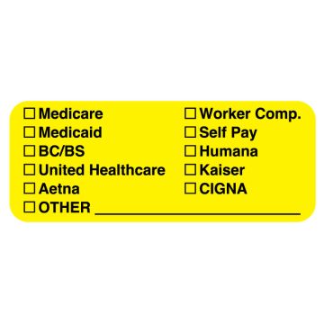 Payor ID Label, 2-1/4" x 7/8"