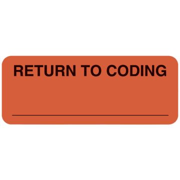 Coding Label, 2-1/4" x 7/8"