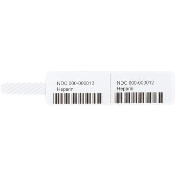 Direct Thermal Printer Flag, 3-7/8" x 3/4"