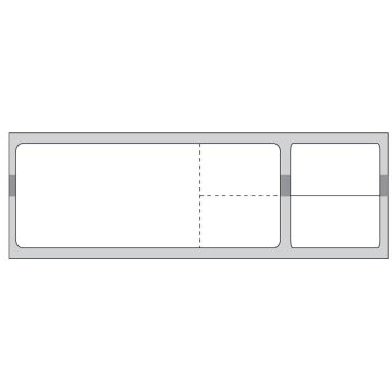 Sunquest IR Direct Thermal Printer Label, 1-1/2" Core, 4-1/8" x 1-3/16"