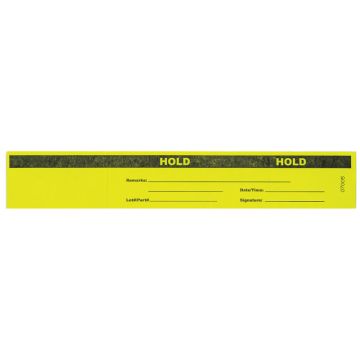 HOLD Tyvek Status Band,12" x 2"