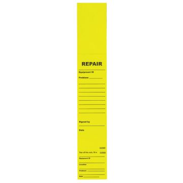 REPAIR Tyvek Status Band, 12" x 2"