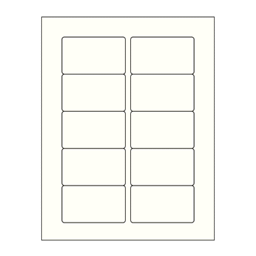 VHS Face Laser Labels, 8-1/2" x 11"