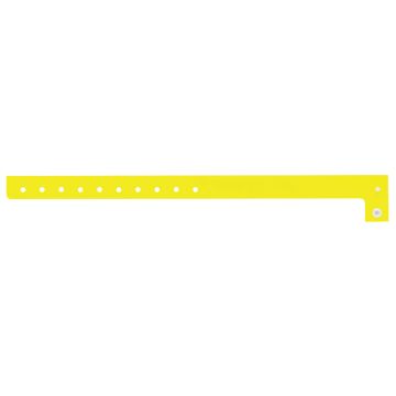 Blank Plastic Wristband 10" x 5/8",YL