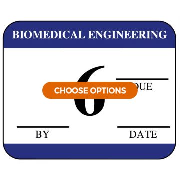 Biomedical Inspection Labels with Due Date