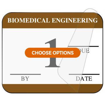 Biomedical Self-Laminating Inspection Labels with Due Date