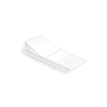 Direct Thermal Labels, Fanfolded, 4" x 6", No Topcoat