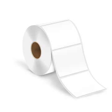 Direct Thermal Label, 4" x 4", No Perf, 14" OD