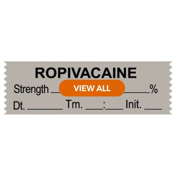 Anesthesia Tapes Drug Names From O to Z