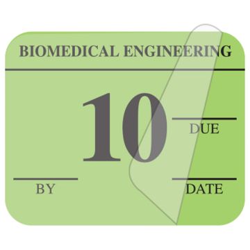 Biomedical Engineering Inspection Label, 1-1/4" x 1"