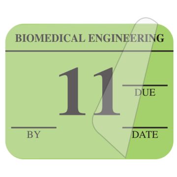 Biomedical Engineering Inspection Label, 1-1/4" x 1"