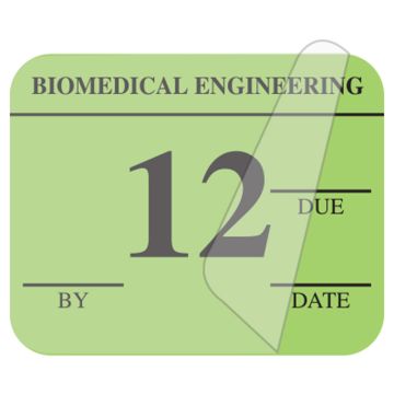 Biomedical Engineering Inspection Label, 1-1/4" x 1"