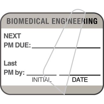 Biomedical Engineering Inspection Label