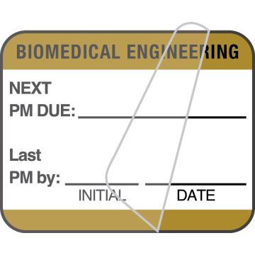 Biomedical Engineering Inspection Label