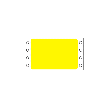 EDP Pinfeed Label, 3" x 1-15/16"