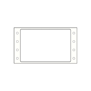 EDP Pinfeed Label, 3" x 1-15/16"