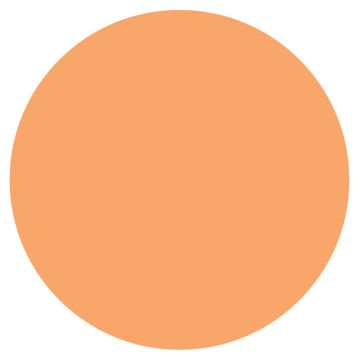 Fluorescent Orange Paper Circle 3" Dia