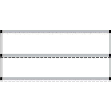 4" x 1" Continuous Direct Thermal, 3"Core