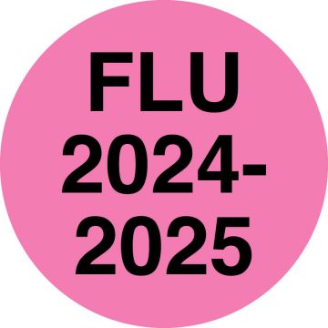 Flu 2024/2025, 1/2" x 1/2"