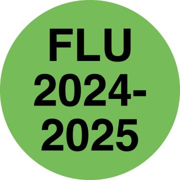 Flu 2024/2025, Lam,1/2" x 1/2"