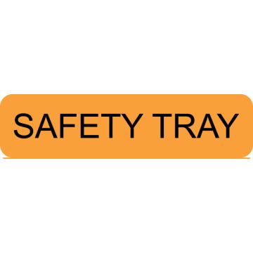 Safety Tray, Nutrition Communication Labels, 1-1/4" x 5/16"