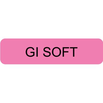 GI Soft, Nutrition Communication Labels, 1-1/4" x 5/16"