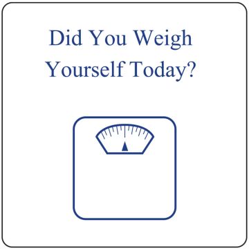 DID YOU WEIGH YOURSELF-MIRROR CLING