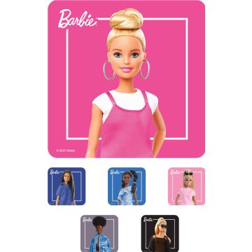 Barbie, Kids' Sticker, 2-1/2" x 2-1/2"