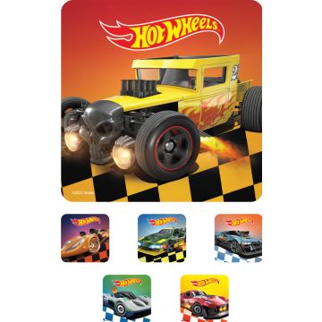 Hot Wheels, Kids' Sticker, 2-1/2" x 2-1/2"