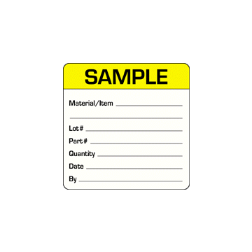 Quality Control Label, 2-1/2" x 2-1/2"