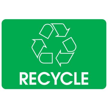 Recycle Label, 3" x 2"
