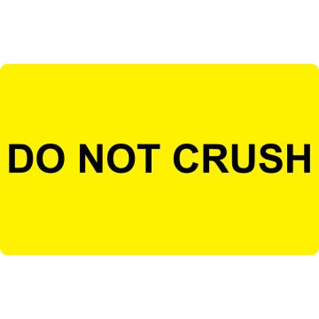 Do Not Crush, Shipping Label, 5" x 3"